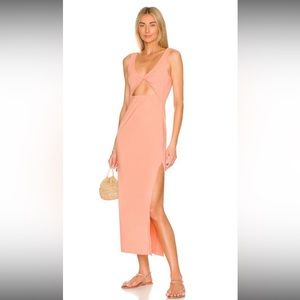 L*Space Nico Midi Dress in Tangy- Small- NWOT